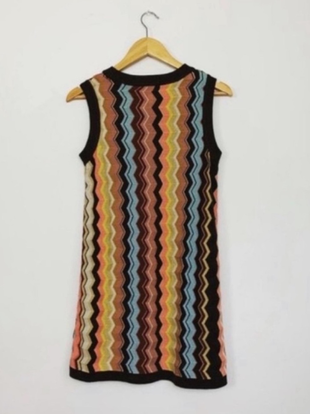 Missoni for Target | Dress | MFT Dark Brown Multi Colored Chevron Knit Dress - Picture 2 of 11